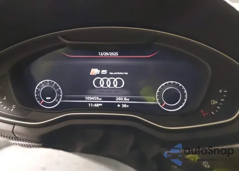 2018 Audi S5 3.0T Premium Plus из США, поврежденный, VIN WAUB4CF58JA003738